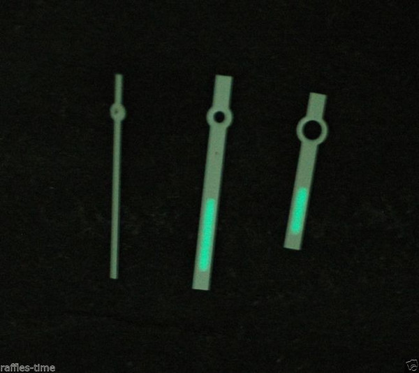 White Custom Watch Hands for ETA 2824 2836 movement Lume